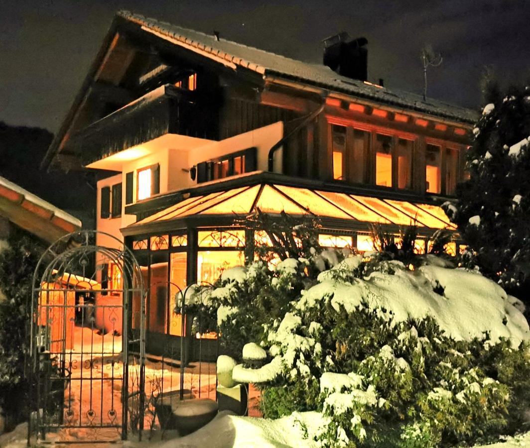 Konstanzer Bergblick Mit Wintergarten Oberstaufen Bagian luar foto