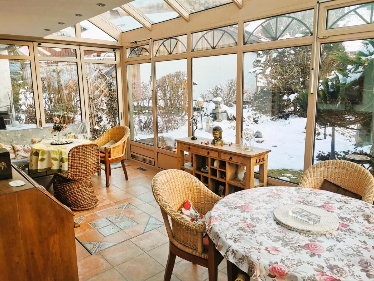 Konstanzer Bergblick Mit Wintergarten Oberstaufen Bagian luar foto